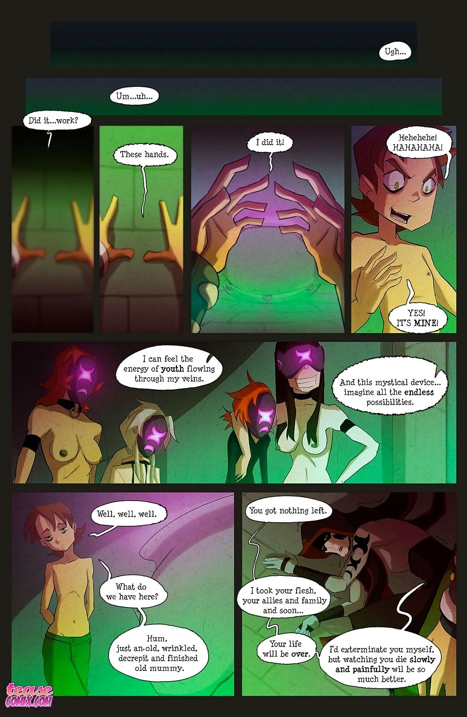 l' sorcière Avec pas de nom - PARTIE 4 page 1