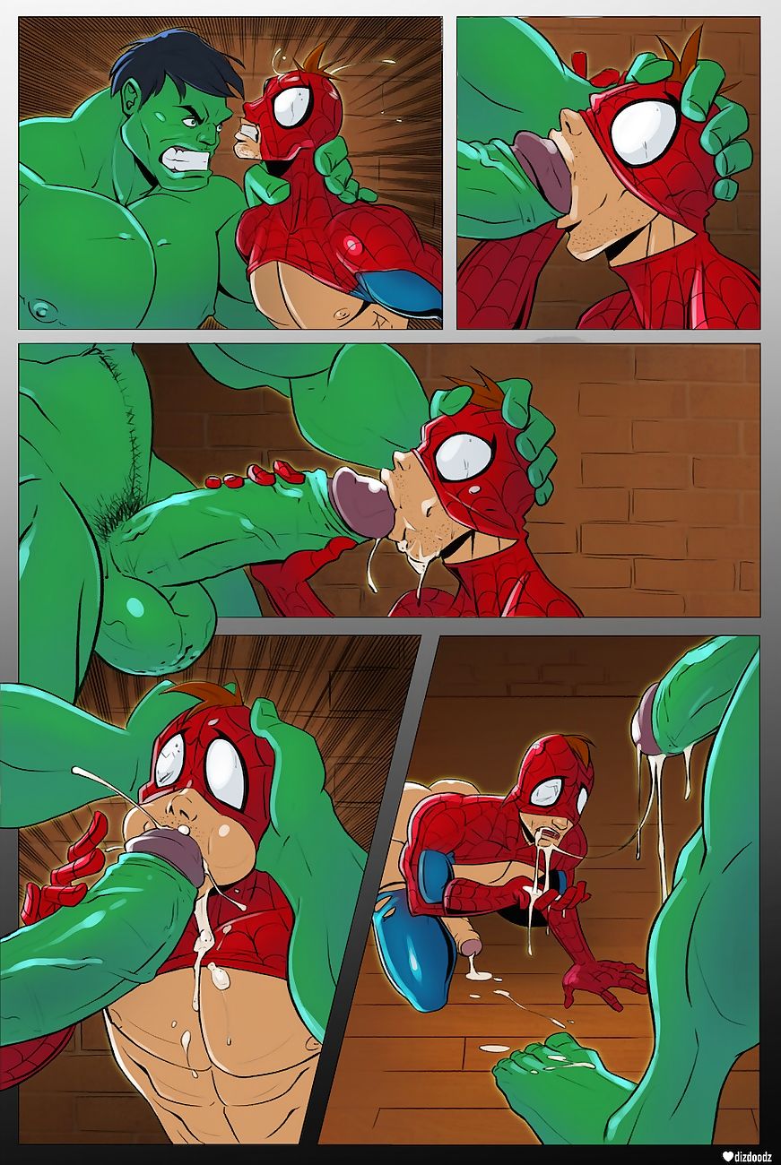 spidey đấu với hulk page 1