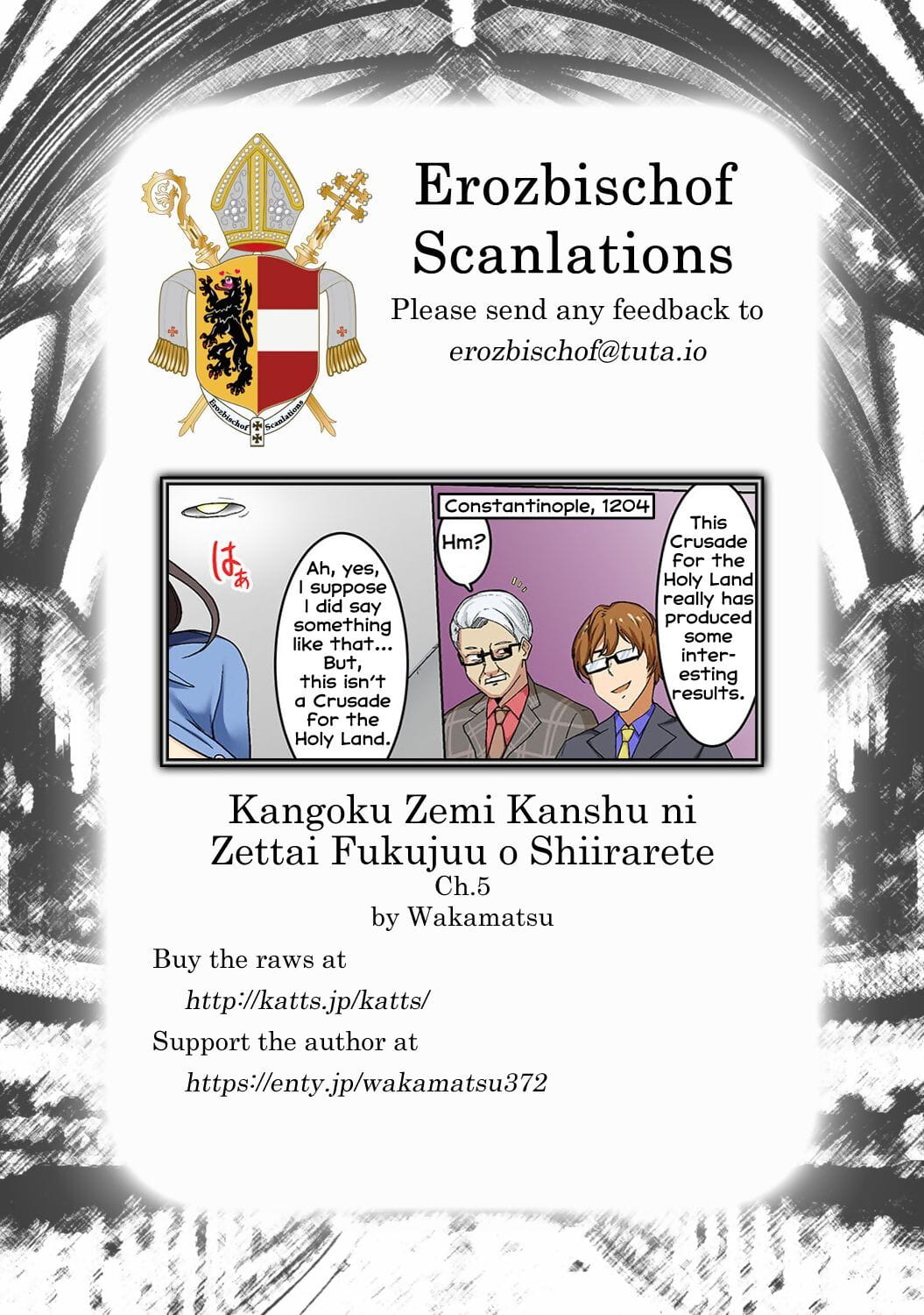 Kangoku Zemi Kanshu ni Zettai Fukujuu o Shiirarete... Ch.5 page 1