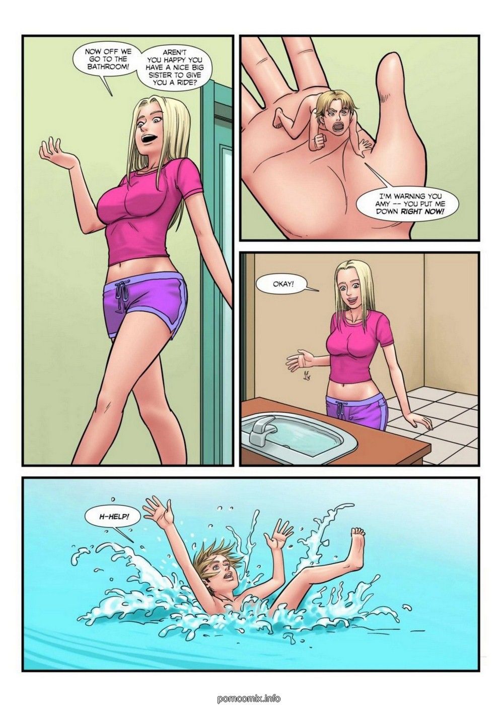 Incest Sex- Yard Work 07 page 1