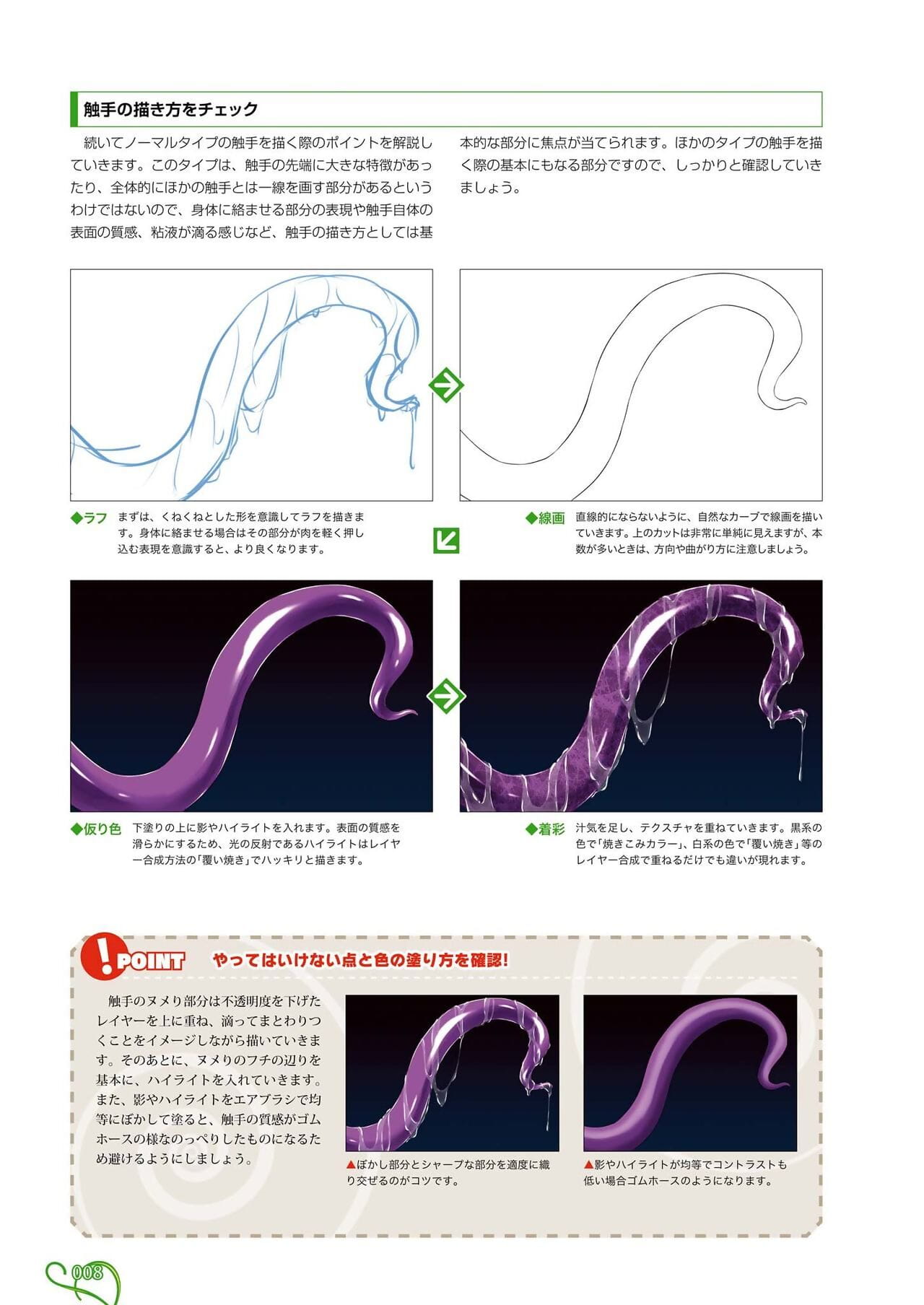 How to draw tentacles page 1